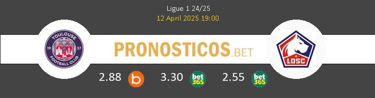 Toulouse vs Lille Pronostico (12 Abr 2025) 1 Toulouse vs Lille Pronostico (12 Abr 2025) 1