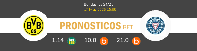 Dortmund vs Holstein Kiel Pronostico (17 May 2025) 1 Dortmund vs Holstein Kiel Pronostico (17 May 2025) 1