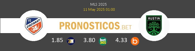Cincinnati vs Austin FC Pronostico (11 May 2025) 1