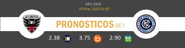 DC United vs New York City Pronostico (15 May 2025) 1