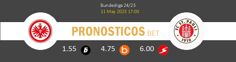 Eintracht Frankfurt vs FC St Pauli Pronostico (11 May 2025) 1