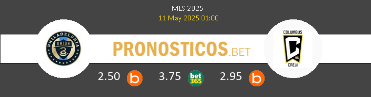 Philadelphia Union vs Columbus Crew Pronostico (11 May 2025) 1