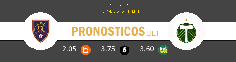 Real Salt Lake vs Portland Timbers Pronostico (15 May 2025) 1