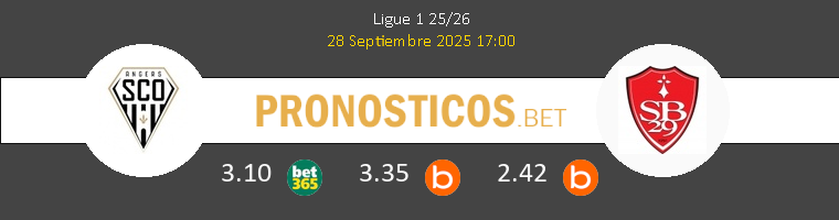 Angers SCO vs Stade Brestois Pronostico (28 Sep 2025) 1 Angers SCO vs Stade Brestois Pronostico (28 Sep 2025) 1