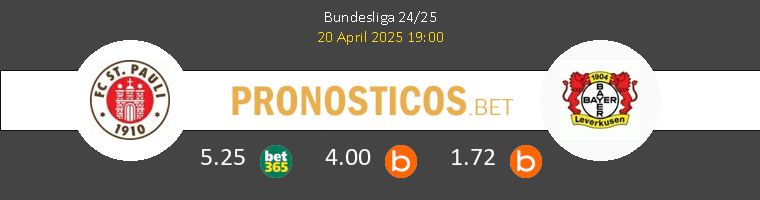FC St Pauli vs Leverkusen Pronostico (27 Sep 2025) 1 FC St Pauli vs Leverkusen Pronostico (27 Sep 2025) 1