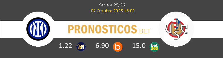 Inter vs Cremonese Pronostico (4 Oct 2025) 1