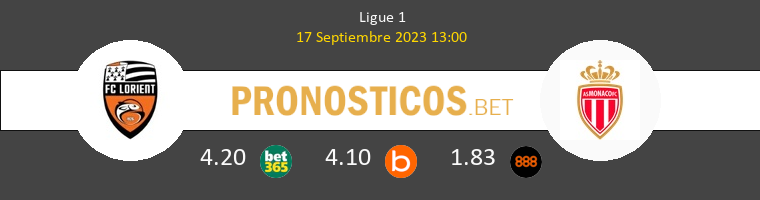 Lorient vs Monaco Pronostico (27 Sep 2025) 1