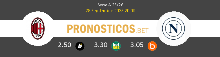 Milan vs Napoli Pronostico (28 Sep 2025) 1