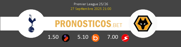 Tottenham Hotspur vs Wolverhampton Pronostico (27 Sep 2025) 1 Tottenham Hotspur vs Wolverhampton Pronostico (27 Sep 2025) 1