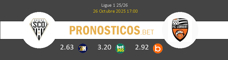 Angers SCO vs Lorient Pronostico (26 Oct 2025) 1 Angers SCO vs Lorient Pronostico (26 Oct 2025) 1