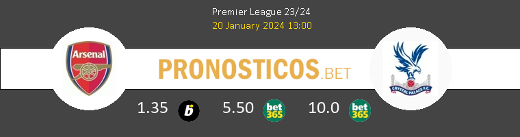 Arsenal vs Crystal Palace Pronostico (26 Oct 2025) 1