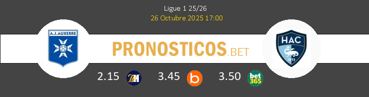 Auxerre vs Le Havre Pronostico (26 Oct 2025) 1 Auxerre vs Le Havre Pronostico (26 Oct 2025) 1