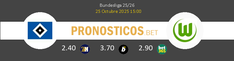 Hamburger SV vs Wolfsburgo Pronostico (25 Oct 2025) 1 Hamburger SV vs Wolfsburgo Pronostico (25 Oct 2025) 1