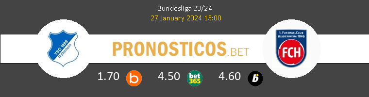 Hoffenheim vs Heidenheim Pronostico (25 Oct 2025) 1 Hoffenheim vs Heidenheim Pronostico (25 Oct 2025) 1