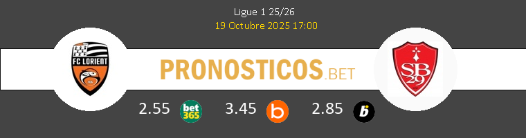 Lorient vs Stade Brestois Pronostico (19 Oct 2025) 1 Lorient vs Stade Brestois Pronostico (19 Oct 2025) 1