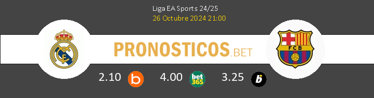 Real Madrid vs Barcelona Pronostico (26 Oct 2025) 1 Real Madrid vs Barcelona Pronostico (26 Oct 2025) 1