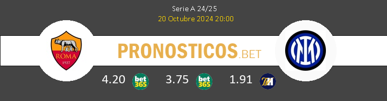 Roma vs Inter Pronostico (18 Oct 2025) 1 Roma vs Inter Pronostico (18 Oct 2025) 1