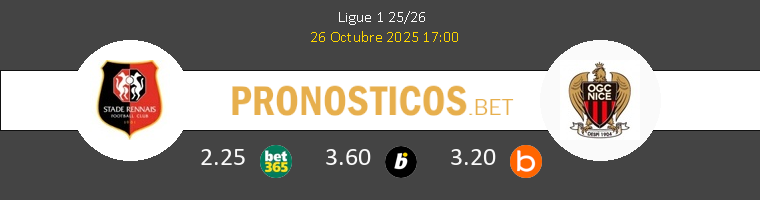 Stade Rennais vs Niza Pronostico (26 Oct 2025) 1 Stade Rennais vs Niza Pronostico (26 Oct 2025) 1