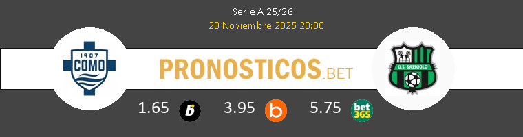 Como vs Sassuolo Pronostico (28 Nov 2025) 1