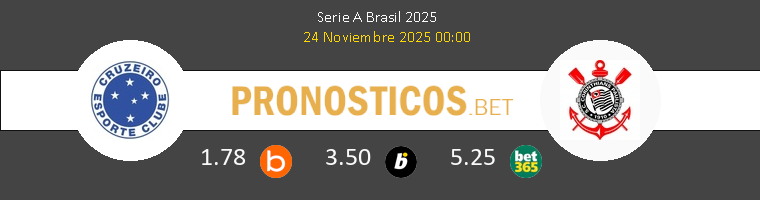 Cruzeiro vs Corinthians Pronostico (24 Nov 2025) 1 Cruzeiro vs Corinthians Pronostico (24 Nov 2025) 1