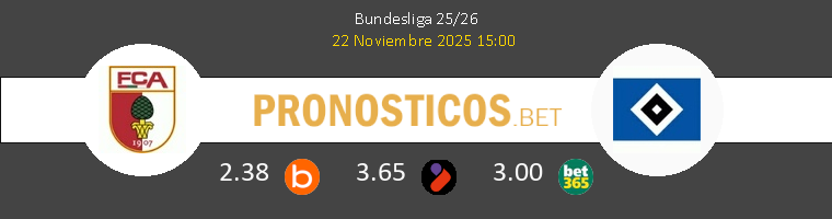 FC Augsburg vs Hamburger SV Pronostico (22 Nov 2025) 1