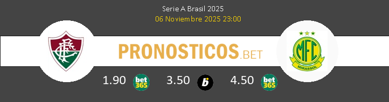 Fluminense vs Mirassol FC Pronostico (6 Nov 2025) 1