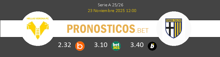 Hellas Verona vs Parma Pronostico (23 Nov 2025) 1