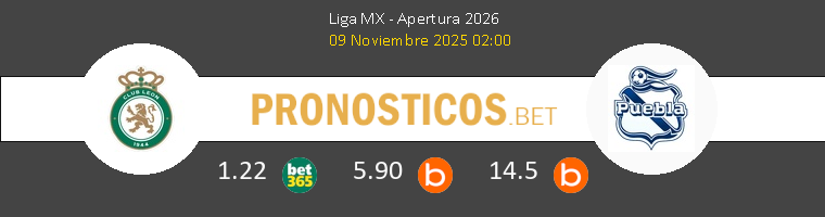 León vs Puebla Pronostico (9 Nov 2025) 1