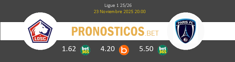 Lille vs Paris FC Pronostico (23 Nov 2025) 1