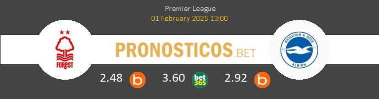 Nottingham Forest vs Brighton & Hove Albion Pronostico (30 Nov 2025) 1 Nottingham Forest vs Brighton & Hove Albion Pronostico (30 Nov 2025) 1