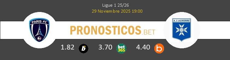 Paris FC vs Auxerre Pronostico (29 Nov 2025) 1