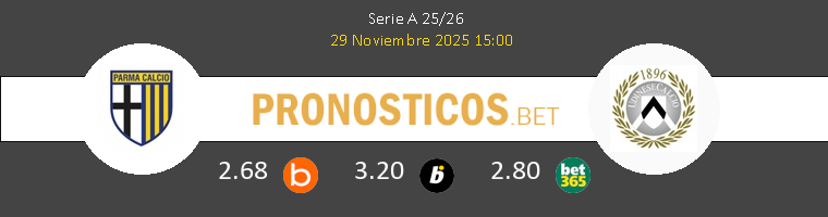 Parma vs Udinese Pronostico (29 Nov 2025) 1 Parma vs Udinese Pronostico (29 Nov 2025) 1