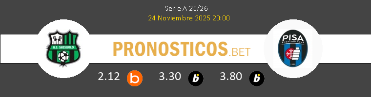 Sassuolo vs Pisa SC Pronostico (24 Nov 2025) 1