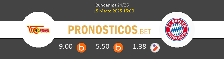 Union Berlin vs Bayern Munich Pronostico (8 Nov 2025) 1
