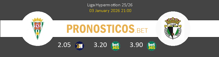 Córdoba vs Burgos Pronostico (3 Ene 2026) 1