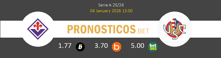 Fiorentina vs Cremonese Pronostico (4 Ene 2026) 1