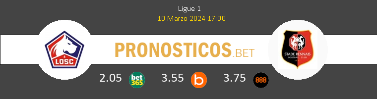 Lille vs Stade Rennais Pronostico (3 Ene 2026) 1