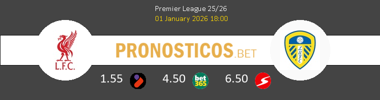 Liverpool vs Leeds United Pronostico (1 Ene 2026) 1
