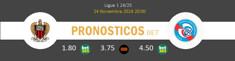 Nice vs Strasbourg Pronostico (3 Ene 2026) 1