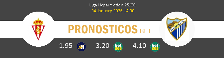 Real Sporting vs Málaga Pronostico (4 Ene 2026) 1