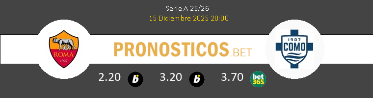 Roma vs Como Pronostico (15 Dic 2025) 1 Roma vs Como Pronostico (15 Dic 2025) 1