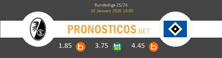 SC Freiburg vs Hamburger SV Pronostico (10 Ene 2026) 1 SC Freiburg vs Hamburger SV Pronostico (10 Ene 2026) 1