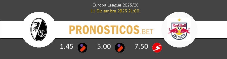 SC Freiburg vs Salzburg Pronostico (11 Dic 2025) 1 SC Freiburg vs Salzburg Pronostico (11 Dic 2025) 1