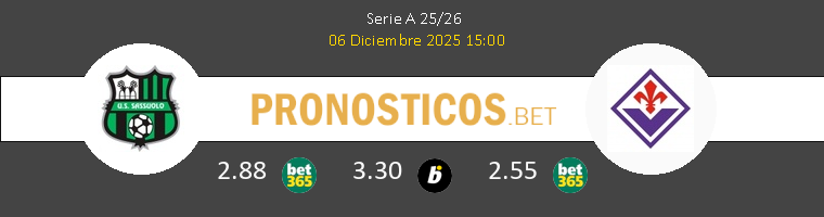 Sassuolo vs Fiorentina Pronostico (6 Dic 2025) 1 Sassuolo vs Fiorentina Pronostico (6 Dic 2025) 1