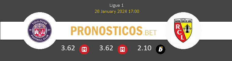 Toulouse vs Lens Pronostico (2 Ene 2026) 1 Toulouse vs Lens Pronostico (2 Ene 2026) 1