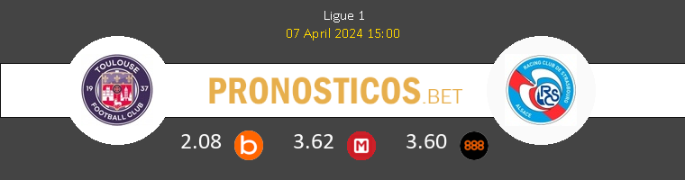 Toulouse vs Estrasburgo Pronostico (6 Dic 2025) 1