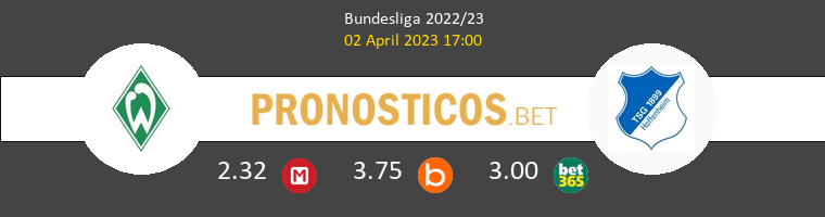 Werder Bremen vs Hoffenheim Pronostico (10 Ene 2026) 1 Werder Bremen vs Hoffenheim Pronostico (10 Ene 2026) 1