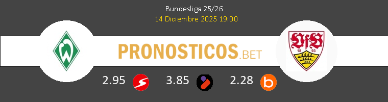 Werder Bremen vs Stuttgart Pronostico (14 Dic 2025) 1 Werder Bremen vs Stuttgart Pronostico (14 Dic 2025) 1