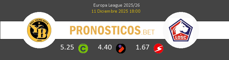 Young Boys vs Lille Pronostico (11 Dic 2025) 1