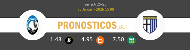 Atalanta vs Parma Pronostico (25 Ene 2026) 1 Atalanta vs Parma Pronostico (25 Ene 2026) 1